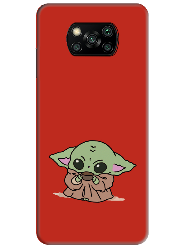 Poco%20X3%20Pro%20Baby%20Yoda%20Kırmızı%20Telefon%20Kılıfı