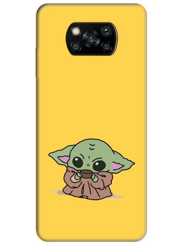 Poco%20X3%20Pro%20Baby%20Yoda%20Sarı%20Telefon%20Kılıfı