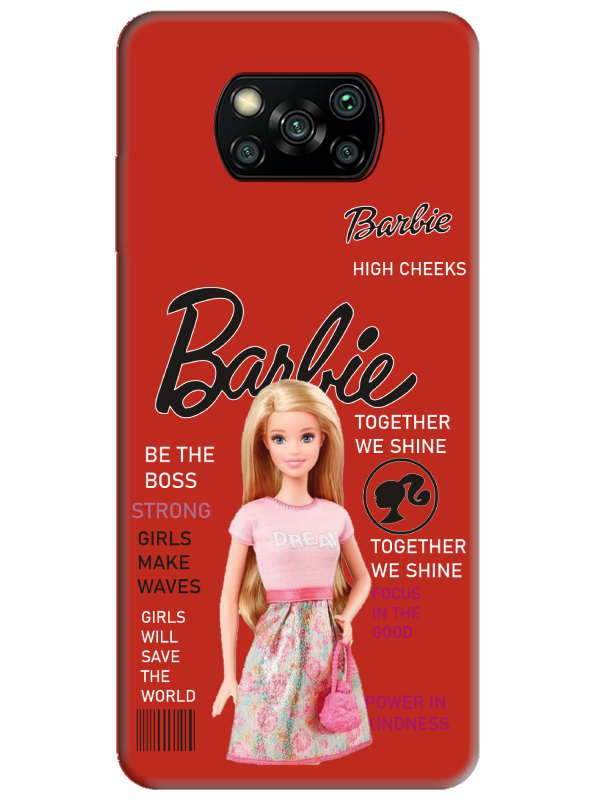 Poco%20X3%20Pro%20Barbie%20Kırmızı%20Telefon%20Kılıfı