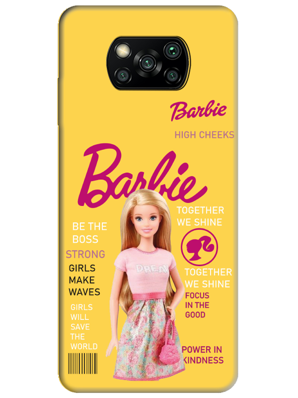 Poco%20X3%20Pro%20Barbie%20Sarı%20Telefon%20Kılıfı