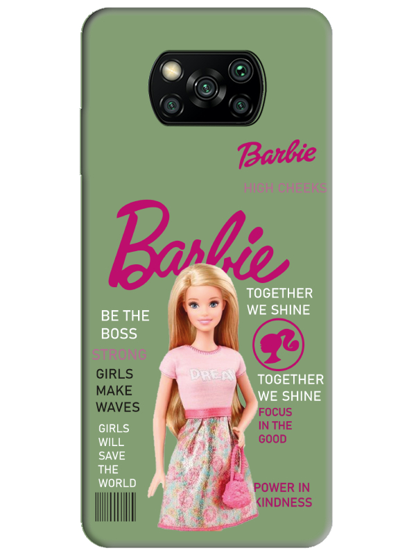 Poco%20X3%20Pro%20Barbie%20Yeşil%20Telefon%20Kılıfı