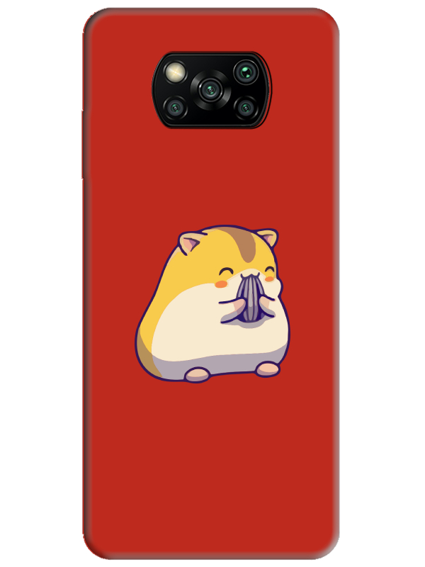 Poco%20X3%20Pro%20Sevimli%20Hamster%20Kırmızı%20Telefon%20Kılıfı