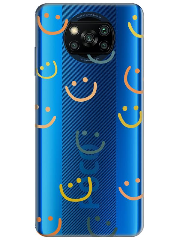 Poco%20X3%20Pro%20Emoji%20Gülen%20Yüz%20Şeffaf%20Telefon%20Kılıfı