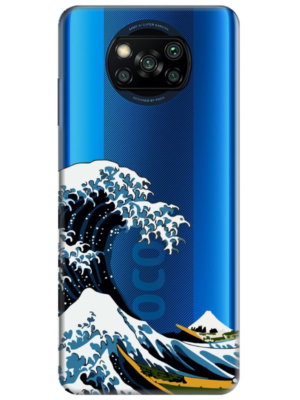 Poco%20X3%20Pro%20Kanagawa%20Şeffaf%20Telefon%20Kılıfı