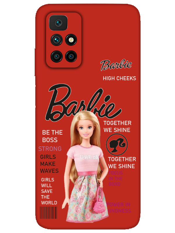 Redmi%2010%202022%20Barbie%20Kırmızı%20Telefon%20Kılıfı