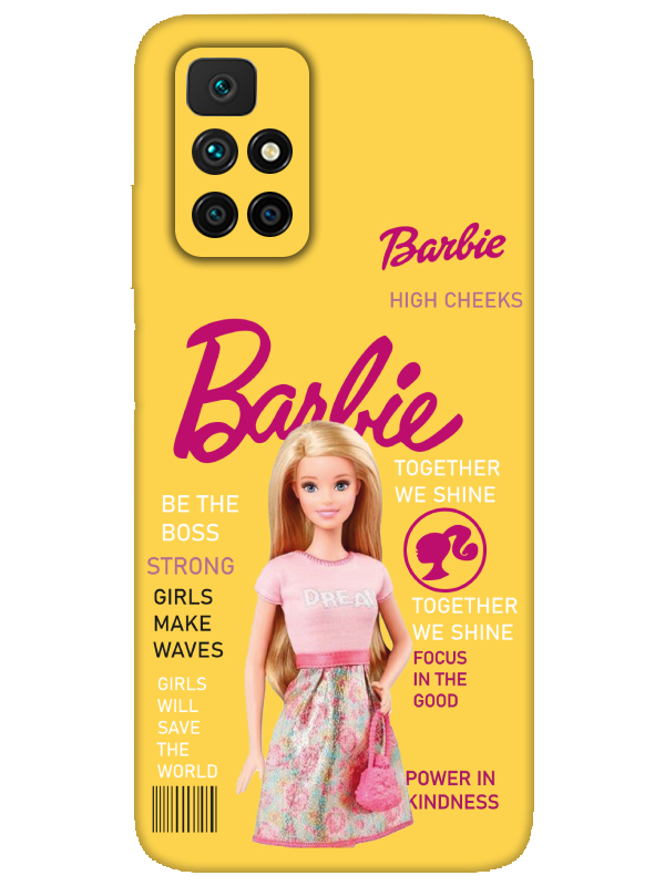 Redmi%2010%202022%20Barbie%20Sarı%20Telefon%20Kılıfı