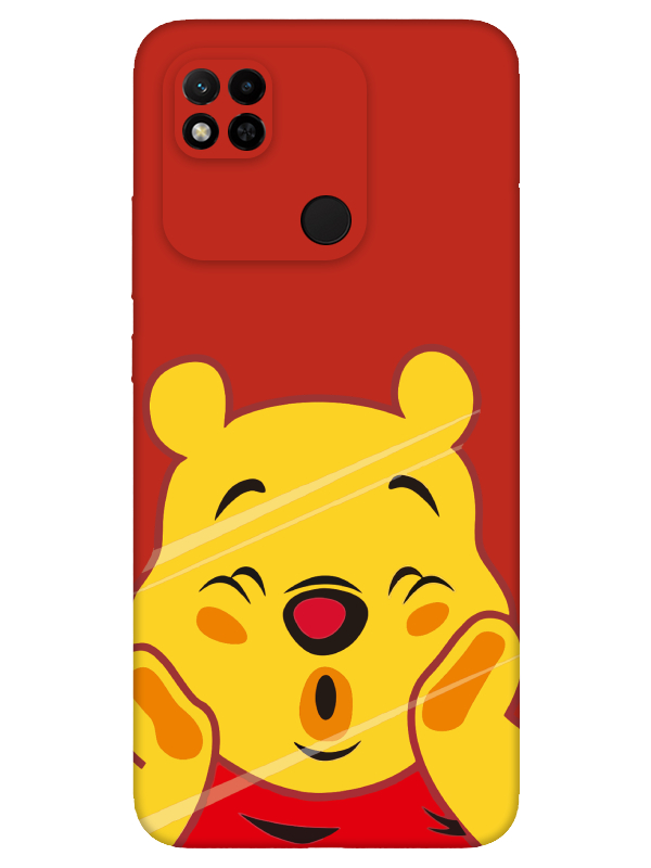 Redmi%2010A%20Winnie%20The%20Pooh%20Kırmızı%20Telefon%20Kılıfı