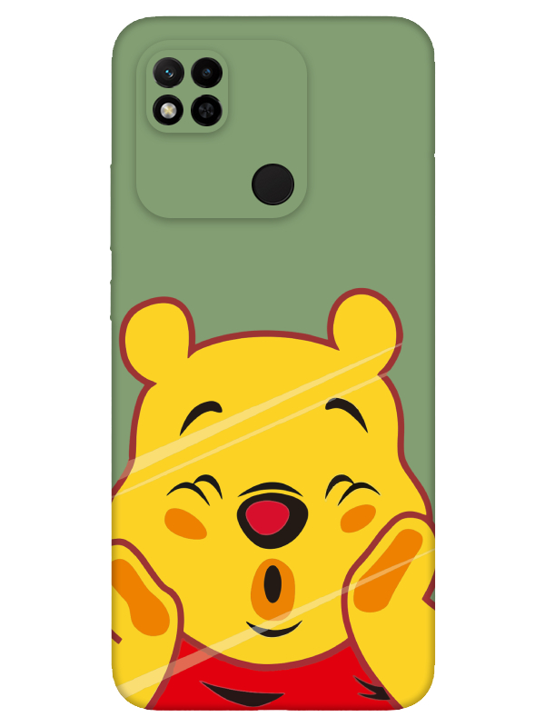 Redmi%2010A%20Winnie%20The%20Pooh%20Yeşil%20Telefon%20Kılıfı