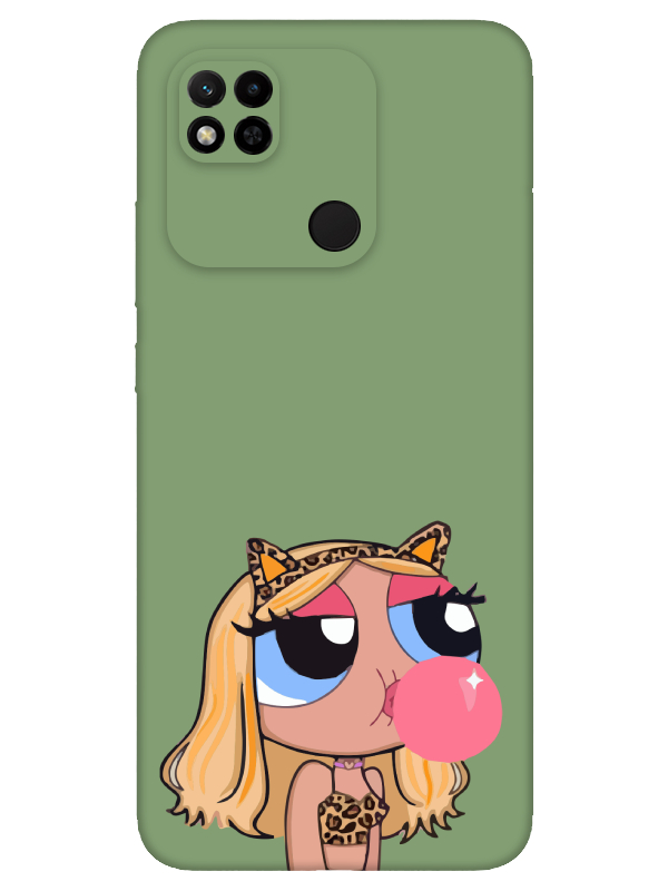 Redmi%2010A%20Powerpuff%20Girls%20Yeşil%20Telefon%20Kılıfı