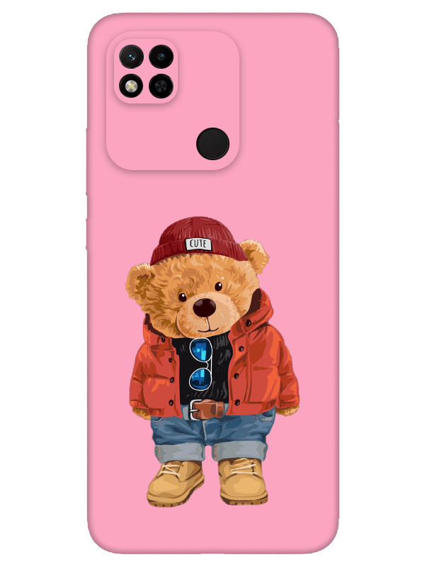 Redmi%2010A%20Teddy%20Bear%20Pembe%20Telefon%20Kılıfı