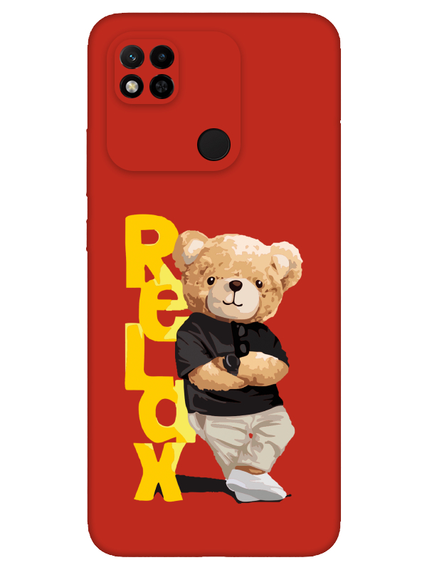 Redmi%2010A%20Teddy%20Bear%20Relax%20Kırmızı%20Telefon%20Kılıfı