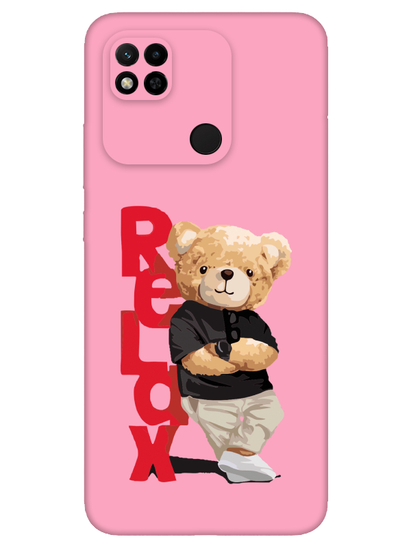 Redmi%2010A%20Teddy%20Bear%20Relax%20Pembe%20Telefon%20Kılıfı