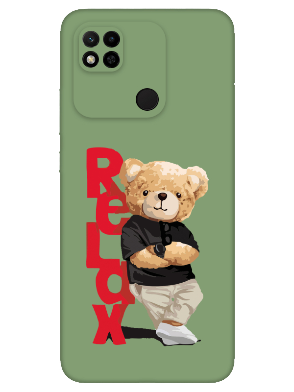 Redmi%2010A%20Teddy%20Bear%20Relax%20Yeşil%20Telefon%20Kılıfı