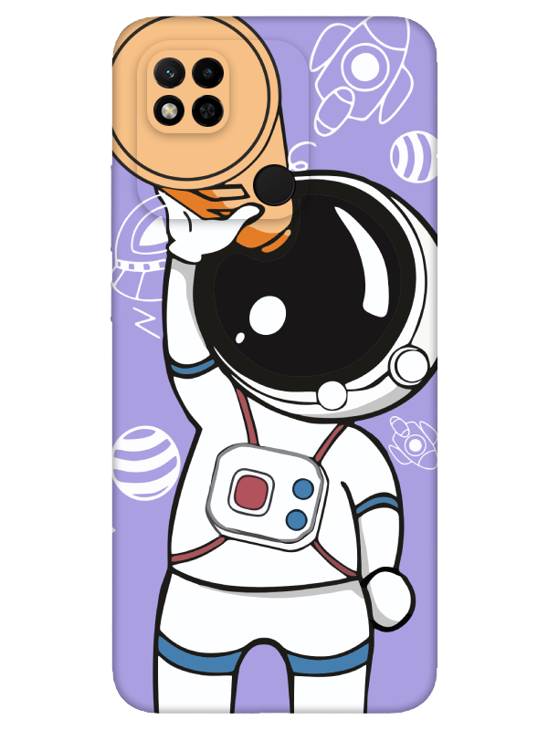 Redmi%2010A%20Astronot%20Lila%20Telefon%20Kılıfı