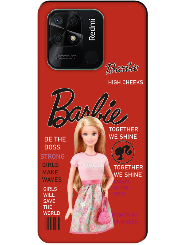 Redmi%2010C%20Barbie%20Kırmızı%20Telefon%20Kılıfı