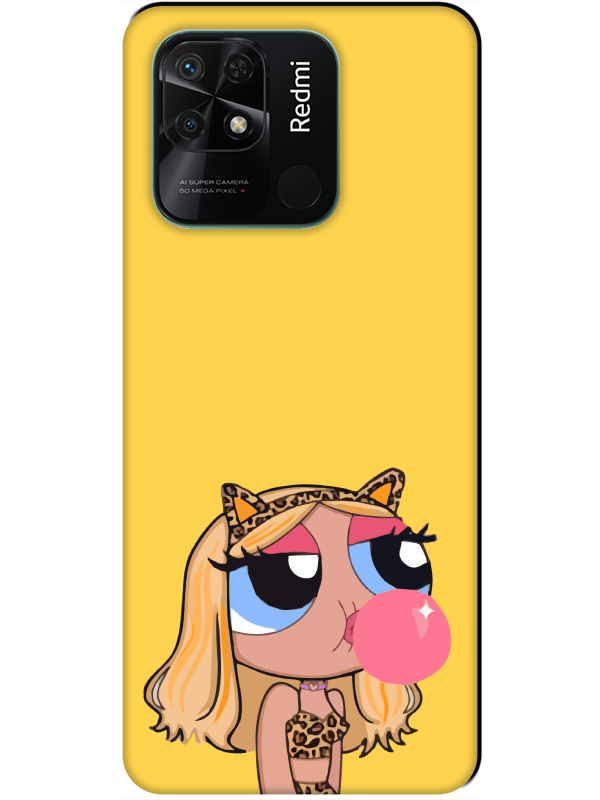 Redmi%2010C%20Powerpuff%20Girls%20Sarı%20Telefon%20Kılıfı