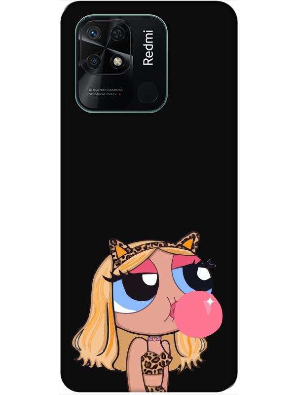 Redmi%2010C%20Powerpuff%20Girls%20Siyah%20Telefon%20Kılıfı