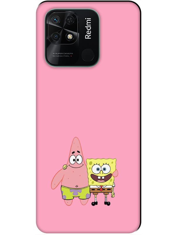 Redmi%2010C%20Sünger%20Bob%20Ve%20Patrickstar%20Pembe%20Telefon%20Kılıfı