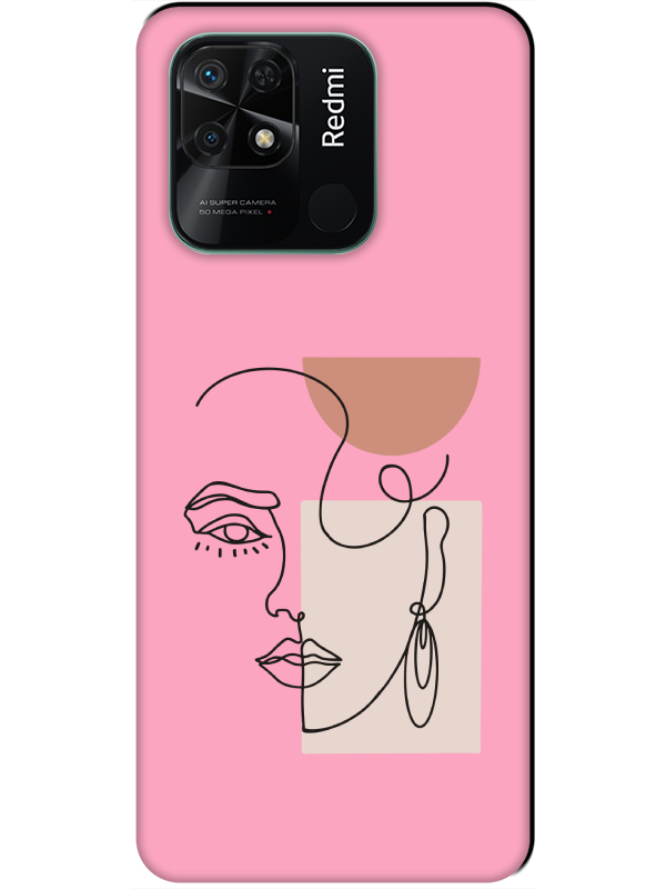 Redmi%2010C%20Women%20Art%20Pembe%20Telefon%20Kılıfı