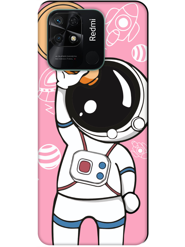 Redmi%2010C%20Astronot%20Pembe%20Telefon%20Kılıfı