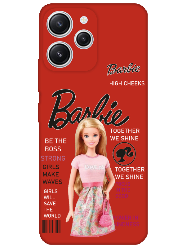 Redmi%2012%20Barbie%20Kırmızı%20Telefon%20Kılıfı