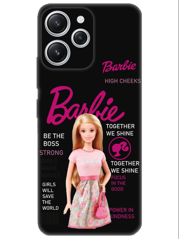 Redmi%2012%20Barbie%20Siyah%20Telefon%20Kılıfı