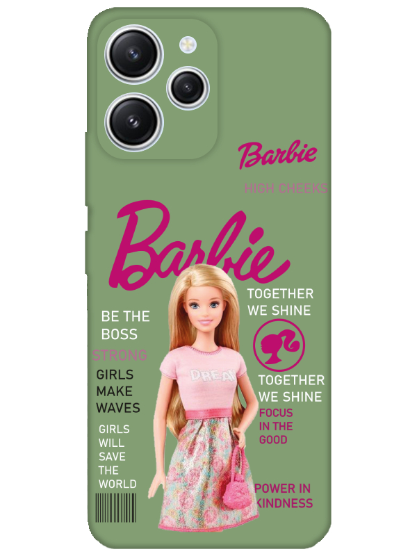 Redmi%2012%20Barbie%20Yeşil%20Telefon%20Kılıfı