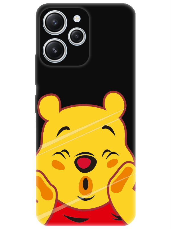 Redmi%2012%20Winnie%20The%20Pooh%20Siyah%20Telefon%20Kılıfı