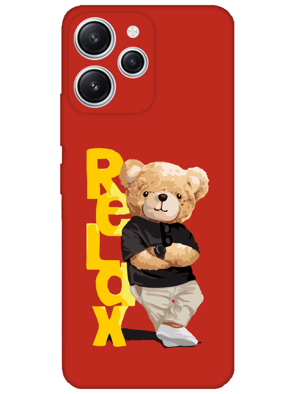 Redmi%2012%20Teddy%20Bear%20Relax%20Kırmızı%20Telefon%20Kılıfı