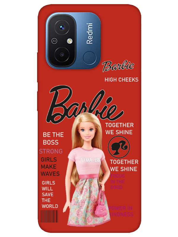 Redmi%2012C%20Barbie%20Kırmızı%20Telefon%20Kılıfı