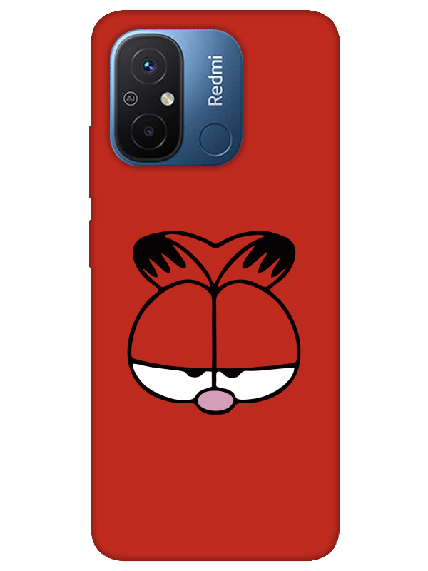 Redmi%2012C%20Garfield%20Kırmızı%20Telefon%20Kılıfı