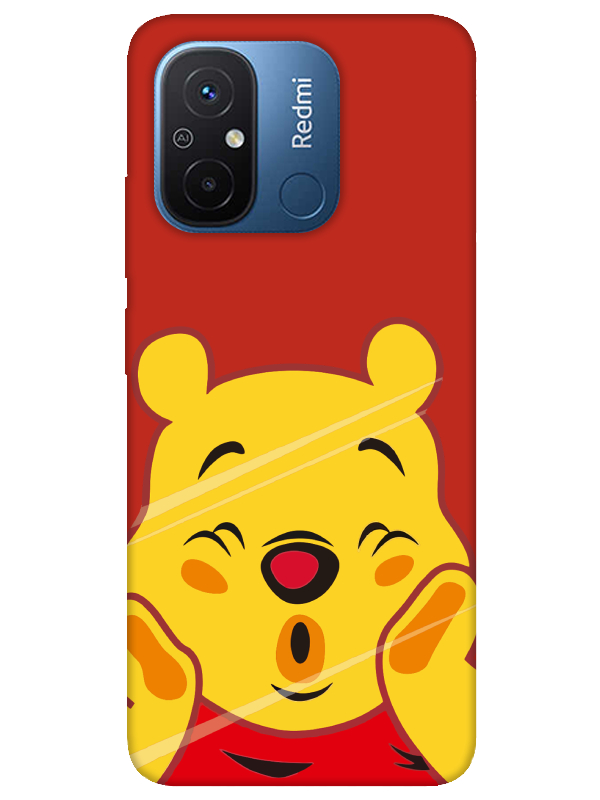 Redmi%2012C%20Winnie%20The%20Pooh%20Kırmızı%20Telefon%20Kılıfı