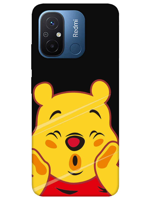 Redmi%2012C%20Winnie%20The%20Pooh%20Siyah%20Telefon%20Kılıfı