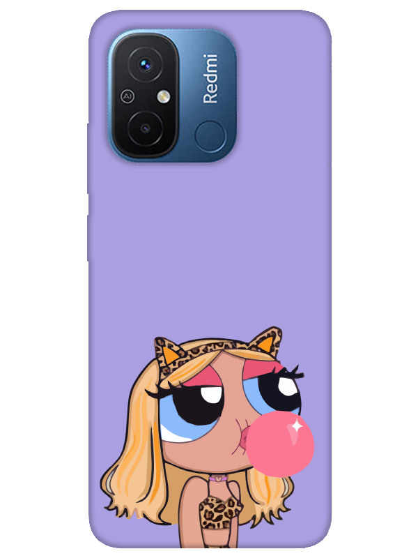 Redmi%2012C%20Powerpuff%20Girls%20Lila%20Telefon%20Kılıfı