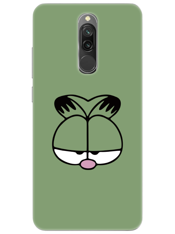 Redmi%208%20Garfield%20Yeşil%20Telefon%20Kılıfı