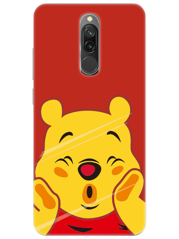 Redmi%208%20Winnie%20The%20Pooh%20Kırmızı%20Telefon%20Kılıfı