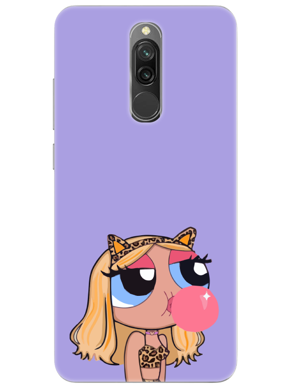 Redmi%208%20Powerpuff%20Girls%20Lila%20Telefon%20Kılıfı