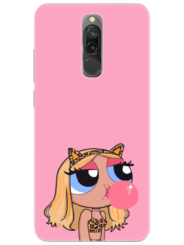 Redmi%208%20Powerpuff%20Girls%20Pembe%20Telefon%20Kılıfı