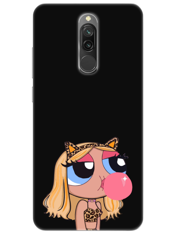 Redmi%208%20Powerpuff%20Girls%20Siyah%20Telefon%20Kılıfı