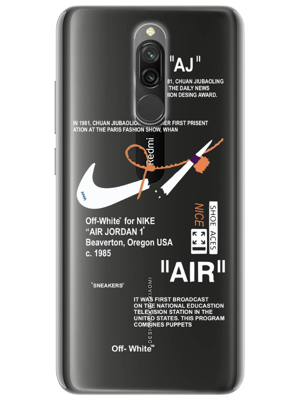 Redmi%208%20Nike%20Air%20Şeffaf%20Telefon%20Kılıfı