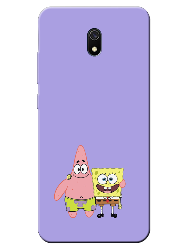 Redmi%208A%20Sünger%20Bob%20Ve%20Patrickstar%20Lila%20Telefon%20Kılıfı