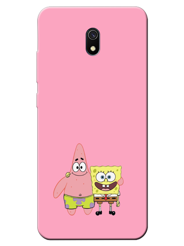 Redmi%208A%20Sünger%20Bob%20Ve%20Patrickstar%20Pembe%20Telefon%20Kılıfı