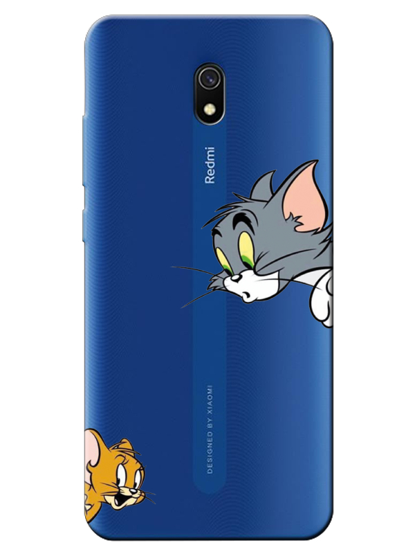 Redmi%208A%20Tom%20And%20Jerry%20Şeffaf%20Telefon%20Kılıfı