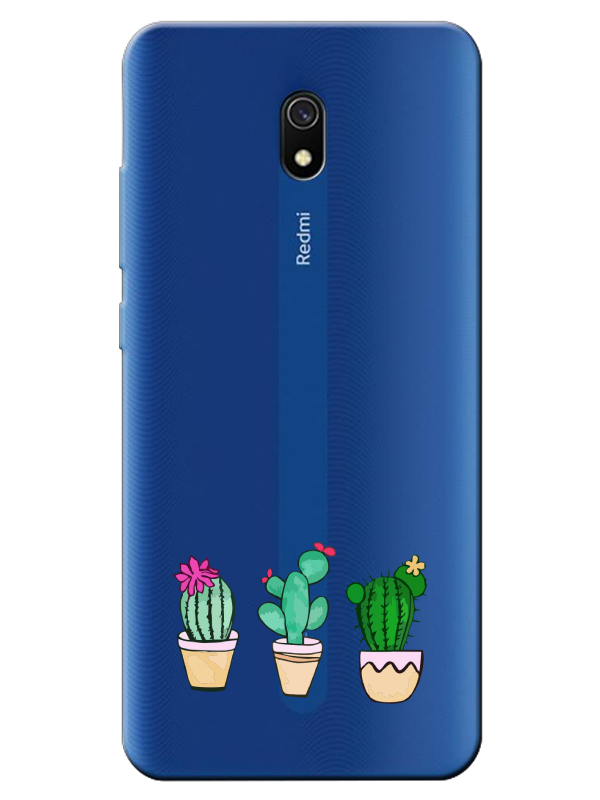 Redmi%208A%20Kaktüs%20Şeffaf%20Telefon%20Kılıfı