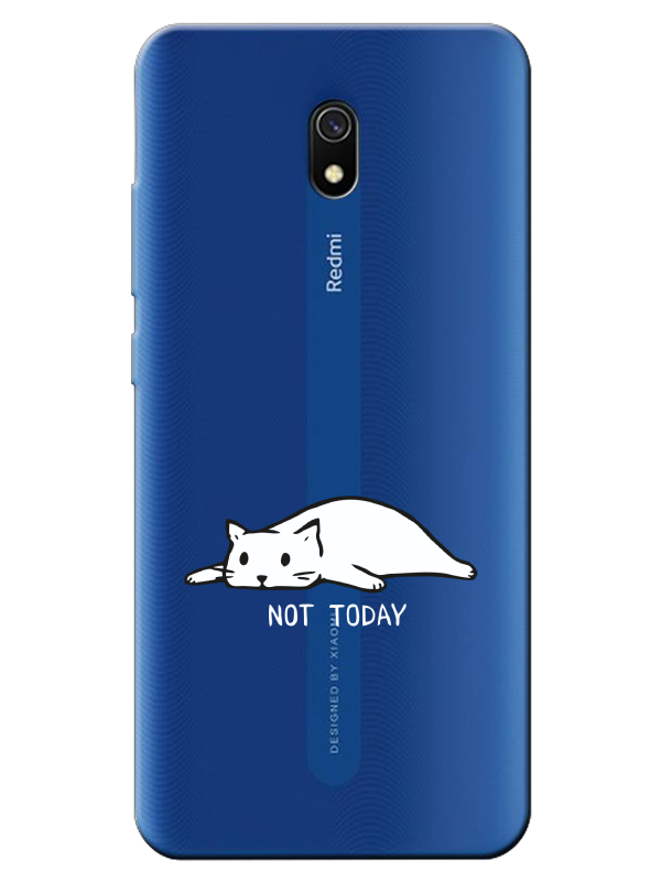 Redmi%208A%20Not%20Today%20Kedi%20Şeffaf%20Telefon%20Kılıfı