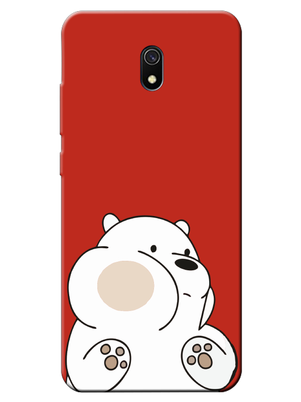 Redmi%208A%20Panda%20Kırmızı%20Telefon%20Kılıfı