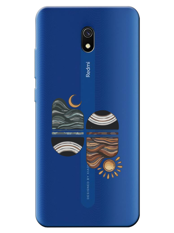 Redmi%208A%20Sunset%20Wave%20Şeffaf%20Telefon%20Kılıfı