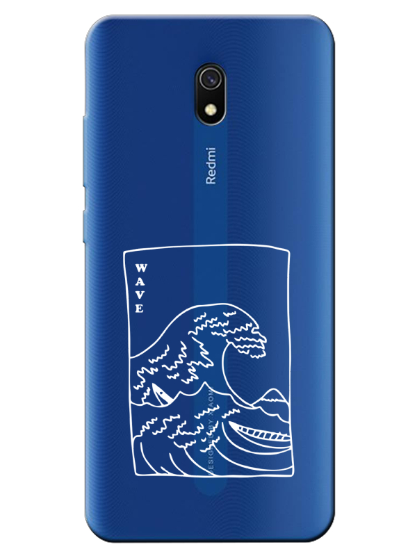 Redmi%208A%20Kanagawa%20Wave%20Şeffaf%20Telefon%20Kılıfı