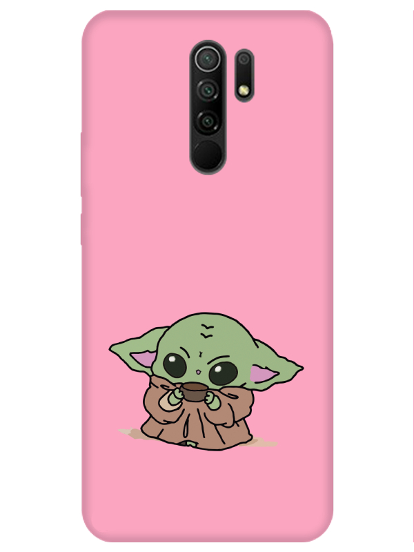 Redmi%209%20Baby%20Yoda%20Pembe%20Telefon%20Kılıfı