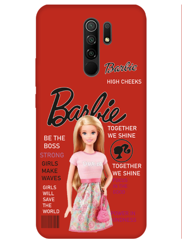 Redmi%209%20Barbie%20Kırmızı%20Telefon%20Kılıfı